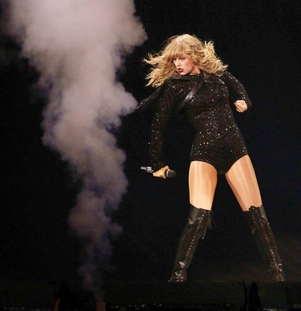 Taylor Swift performs during the Taylor Swift Reputation Stadium Tour at Mercedes-Benz Stadium, in Atlanta
Taylor Swift Reputation Stadium Tour - , Atlanta, USA - 10 Aug 2018