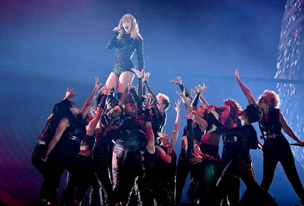 Taylor Swift performs during her Reputation tour at MetLife Stadium, in East Rutherford, NJ
Taylor Swift in Concert - East Rutherford, NJ, New York, USA - 20 Jul 2018