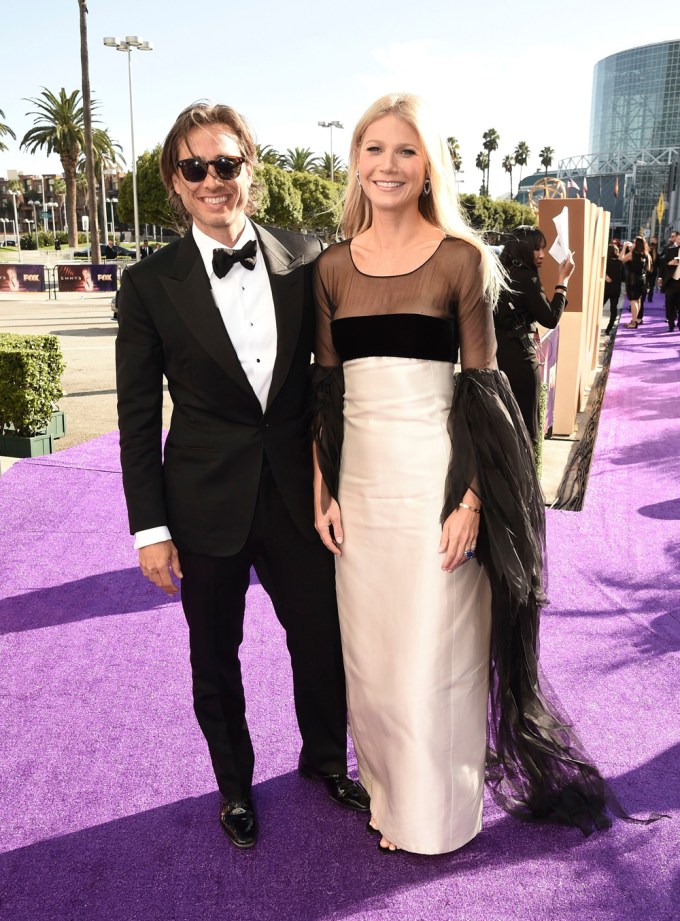 Gwyneth Paltrow & Brad Falchuk At The 2019 Emmys