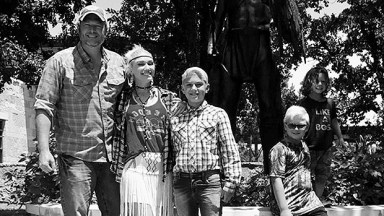 Blake Shelton with Gwen Stefani's sons