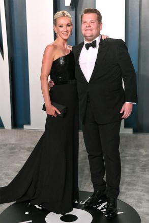 Julia Carey and James Corden
Vanity Fair Oscar Party, Arrivals, Los Angeles, USA - 09 Feb 2020