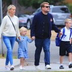 TV Host James Corden And Family Are Seen Out And About In Santa Monica
