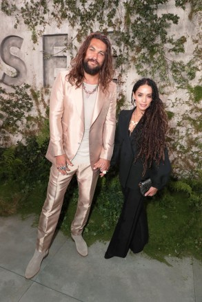Jason Momoa and Lisa Bonet at "See" World Premiere of Apple TV+ at the Regency Village Theater in Los Angeles, CA.  Apple TV+ SEE World Premiere at Regency Village Theatre, Los Angeles, CA, USA - October 21, 2019