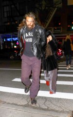 New York, NY  - *EXCLUSIVE*  - Jason Mamoa and his wife Lisa Bonet were spotted heading out for dinner this evening in chilly New York.Pictured: Jason Momoa, Lisa BonetBACKGRID USA 3 FEBRUARY 2020BYLINE MUST READ: BlayzenPhotos / BACKGRIDUSA: +1 310 798 9111 / usasales@backgrid.comUK: +44 208 344 2007 / uksales@backgrid.com*UK Clients - Pictures Containing Children
Please Pixelate Face Prior To Publication*