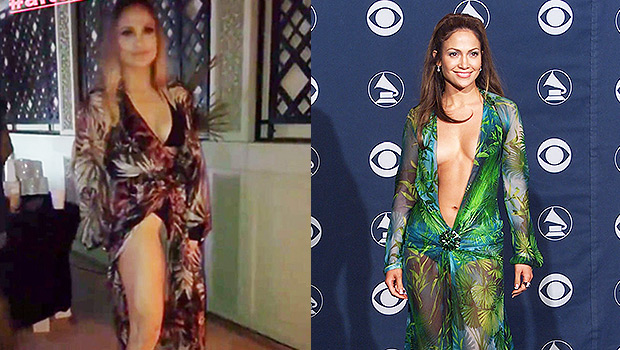 jennifer lopez wrap dress