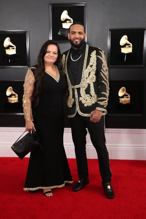 Joyner Lucas and guest
61st Annual Grammy Awards, Arrivals, Los Angeles, USA - 10 Feb 2019