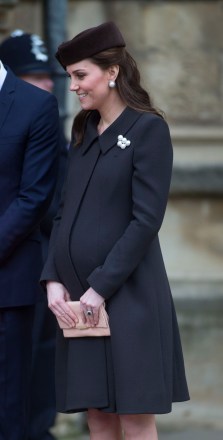Catherine Duchess of Cambridge
Easter Sunday service, St George's Chapel, Windsor Castle, UK - 01 Apr 2018