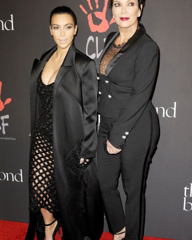 Kim Kardashian West and Kris Jenner
Diamond Ball, Los Angeles, America - 11 Dec 2014