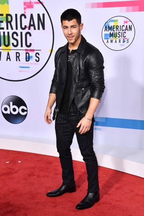 Nick Jonas
American Music Awards, Arrivals, Los Angeles, USA - 19 Nov 2017