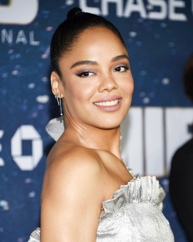Tessa Thompson attends the world premiere of "Men in Black: International" at the AMC Loews Lincoln Square, in New York. Photo by Evan Agostini/Invision/AP
World Premiere of "Men in Black: International", New York, USA - 10 Jun 2019