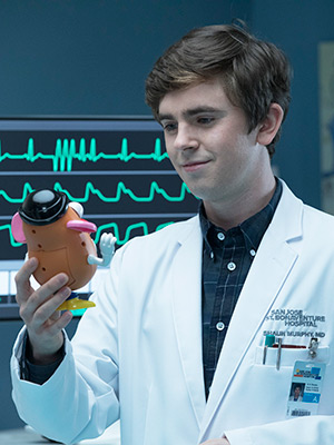 Freddie Highmore in The Good Doctor