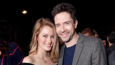 Topher Grace and wife Ashley Hinshaw