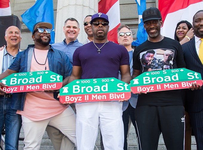 Boyz II Men honored with “Boyz II Men Boulevard” in Philadelphia, PA