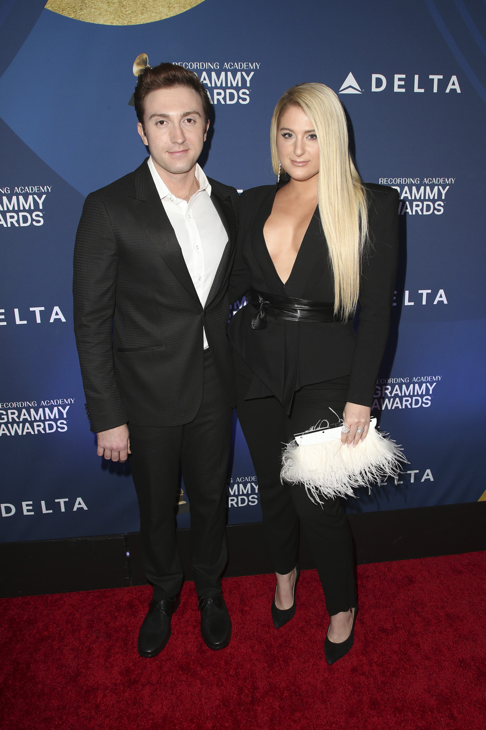 Meghan Trainor & Husband Daryl Sabara Couple Up at Grammys 2019