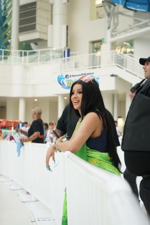 Cardi B and Offset are enjoying a fun family day out at DreamWorks Water Park at The American Dream. Official photos from the New Jersey entertainment complex show the hip-hop couple splashing around in the world's largest indoor wave pool with daughter Culture. played in the water with the little girl. She covered her famous curves in a bright sarong wrap that she wore and jumped into the water while paddling while laughing and playing with culture.  Offset seemed to be having a good time with her friends at Shrek's Sinkhole Slammer.  *BYLINE: Courtesy of American Dream/Mega.  PHOTO June 20, 2022: Cardi B and Offset enjoy her day of family fun at DreamWorks Waterpark in American Dream, New Jersey.  *BYLINE: Courtesy of American Dream/Mega. Photo Credit: American Dream/Mega Courtesy TheMegaAgency.com +1 888 505 6342 (Mega Agency TagID: MEGA870635_001.jpg) [Photo via Mega Agency]
