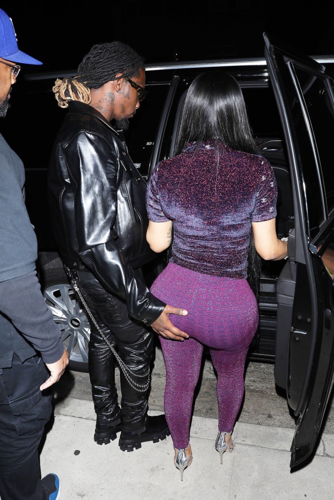Offset And Cardi B In Santa Monica In October 2021