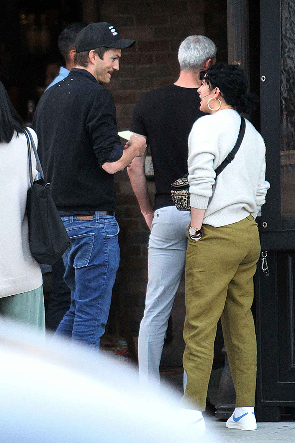 Studio City, CA  - *EXCLUSIVE*  - Ashton Kutcher has a heavily animated conversation with his former stepdaughter Rumer Willis as they head out to The Black market Liquor Bar in Studio City. Ashton who was married to Rumer's mom, Demi Moore, from 2005 until their split in 2013 appears to have remained close with the girls and the two were seen chatting happily during an afternoon outing.

Pictured: Ashton Kutcher, Rumer Willis

BACKGRID USA 26 JUNE 2019 

USA: +1 310 798 9111 / usasales@backgrid.com

UK: +44 208 344 2007 / uksales@backgrid.com

*UK Clients - Pictures Containing Children
Please Pixelate Face Prior To Publication*