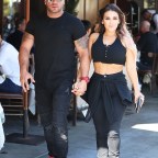Ronnie Ortiz-Magro and Jen Harley have lunch at Il Pastaio