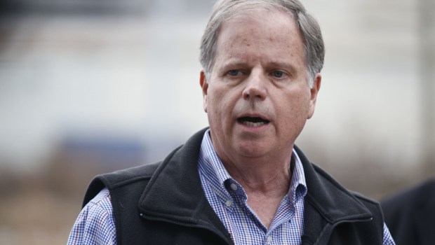 Democratic senatorial candidate Doug Jones speaks at a news conference, in Dolomite, Ala
US Senate Doug Jones, Dolomite, USA - 04 Dec 2017