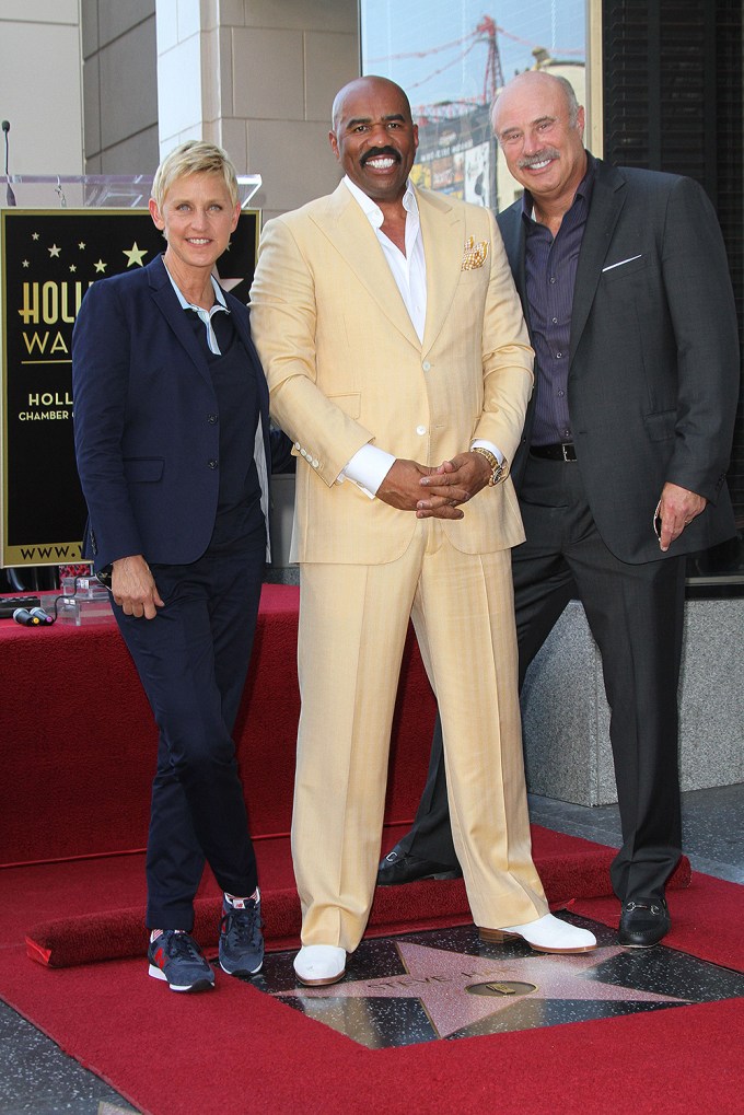 Steve Harvey honoured with a star on the Hollywood Walk of Fame