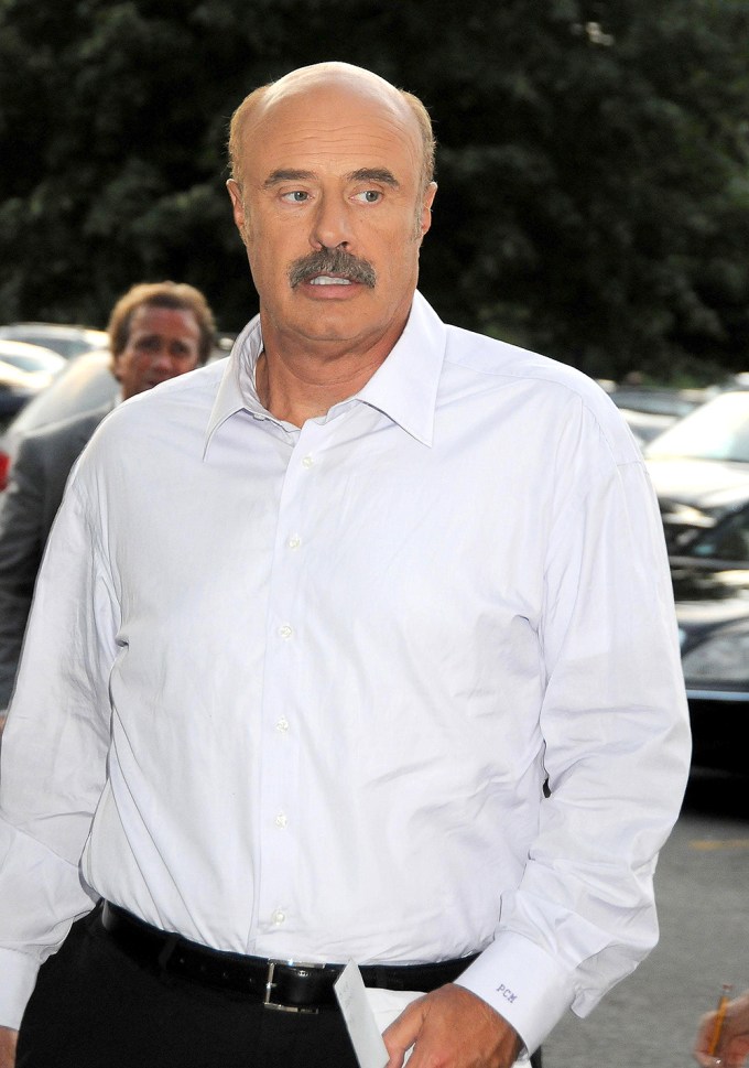 Dr. Phil McGraw outside