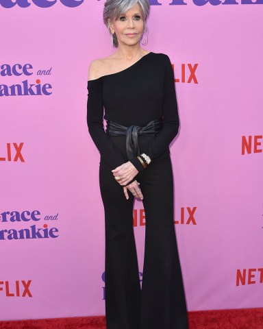 Jane Fonda arrives at the season 7 final episodes premiere of "Grace and Frankie" on at NeueHouse Hollywood in Los Angeles
"Grace and Frankie" Season 7 The Final Episodes, Los Angeles, United States - 23 Apr 2022