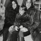 John Lennon Yoko Ono And John''s Son Julian At The Rolling Stones ''rock And Roll Circus'' The Couple Married March 1969 1968