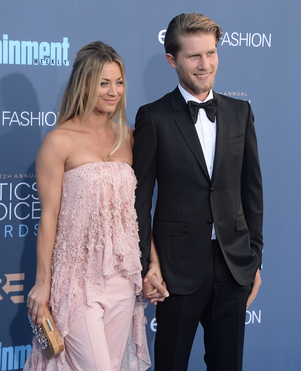 Kaley Cuoco and boyfriend Karl Cook
22nd Annual Critics' Choice Awards, Arrivals, Los Angeles, USA - 11 Dec 2016
The 22nd Annual Critics' Choice Awards