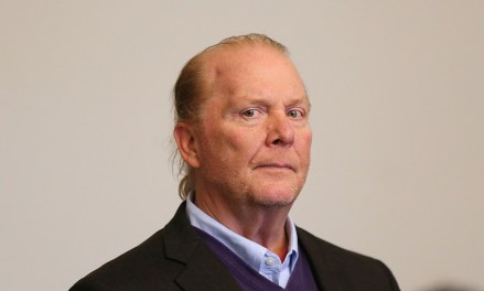 Celebrity chef Mario Batali (R) stands in the Boston Municipal Court where he faces a criminal charge of indecent assault and battery in Boston, Massachusetts, USA, 24 May 2019. The charges stem from an alleged incident in March of 2017 where he is accused of groping a woman who was taking a selfie with him.
Mario Batali faces charges, Boston, USA - 24 May 2019