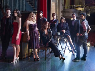 No Merchandising. Editorial Use Only. No Book Cover Usage.
Mandatory Credit: Photo by Mark Seliger/Dreamworks TV/Storyline/Ums/Kobal/REX/Shutterstock (5886069a)
Jack Davenport, Katharine McPhee, Megan Hilty, Raza Jaffrey, Debra Messing, Christian Borle, Anjelica Huston, Brian D'Arcy, Jaime Cepero
Smash - 2012
Dreamworks TV/Storyline Entertainment/Ums
USA
TV Portrait
Tv Classics