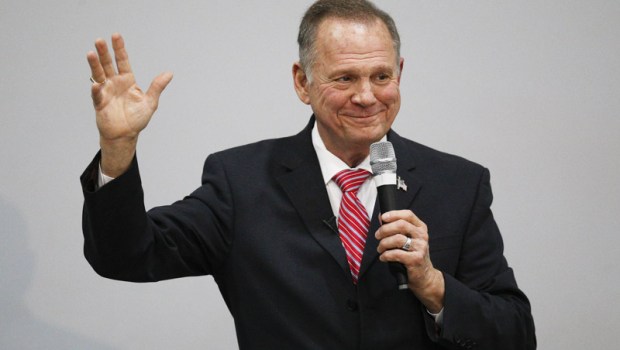 Former Alabama Chief Justice and U.S. Senate candidate Roy Moore speaks at a revival, in Jackson, Ala
Alabama Senate Moore, Jackson, USA - 14 Nov 2017
