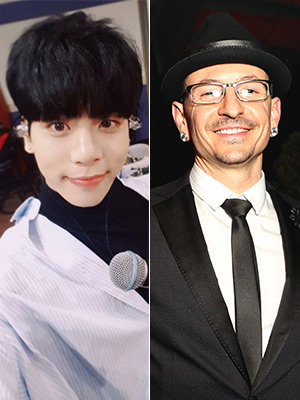 Jonghyun and Chester Bennington