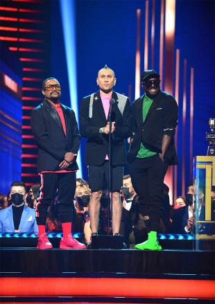 apl.de.ap, Taboo, and will.i.am of Black Eyed Peas on stage
2021 Billboard Latin Music Awards, Show, Coral Gables, United States - 23 Sep 2021