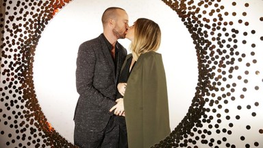 Aaron Paul and his wife Lauren Parsekian