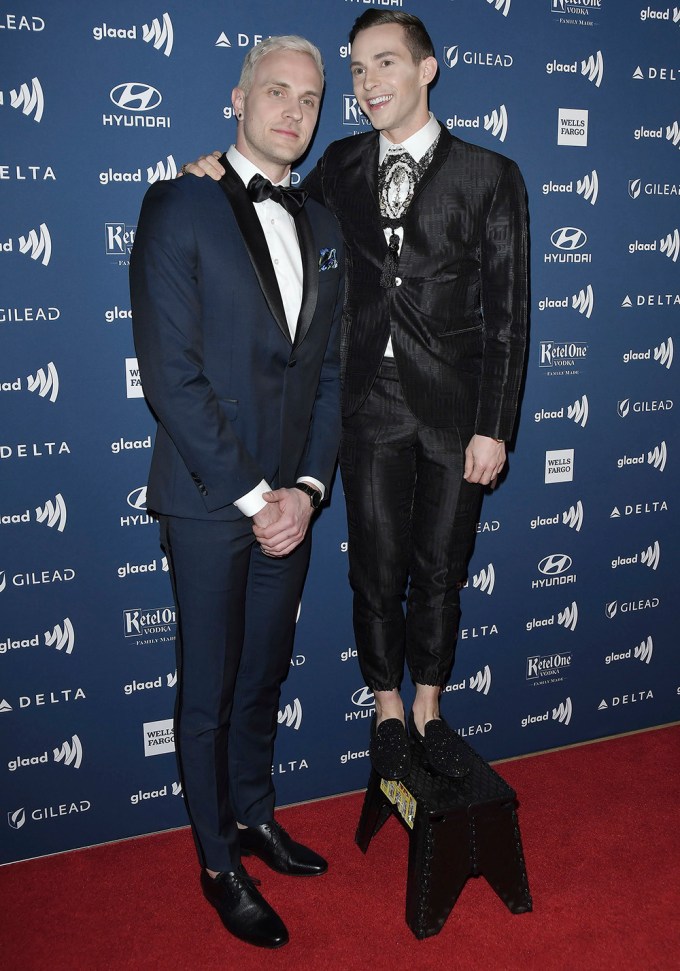 Adam Rippon & Jussi-Pekka Kajaala at GLAAD Media Awards