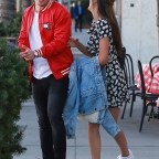 Gregg Sulkin and Sistine Stallone hang out in Beverly Hills