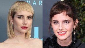 emma roberts bangs