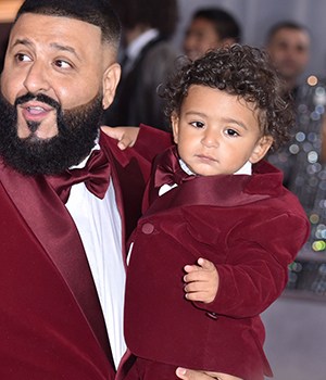 DJ Khaled, son Asahd Tuck Khaled60th Annual Grammy Awards, Arrivals, New York, USA - 28 Jan 2018
