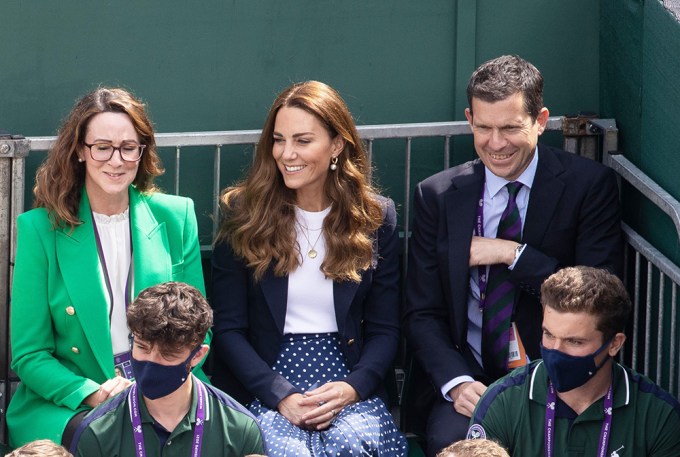 Kate Middleton at the 2021 Wimbledon Championship
