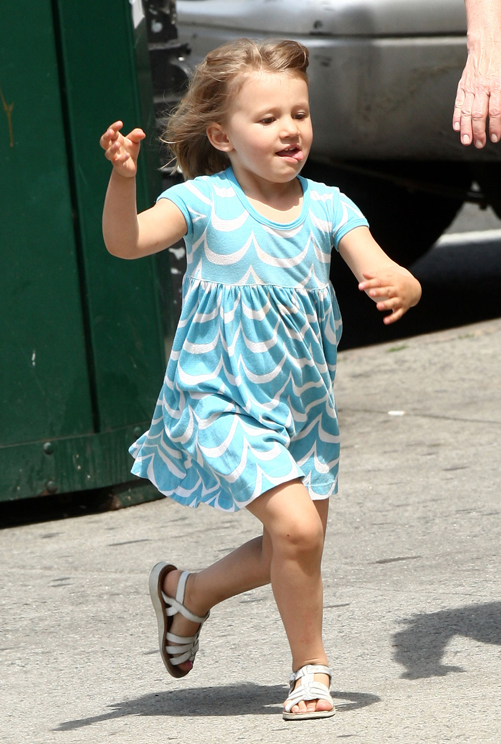 Michelle Williams and Matilda Ledger take a walk out in sunny Brooklyn