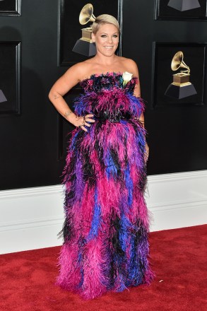 Pink
60th Annual Grammy Awards, Arrivals, New York, USA - 28 Jan 2018