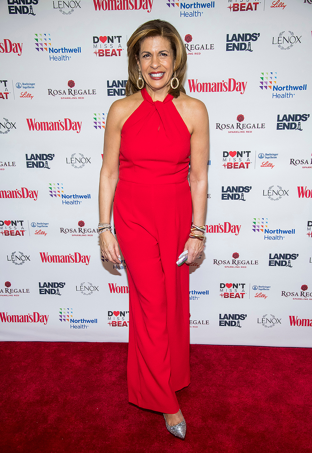 Hoda Kotb attends the 16th annual Woman's Day Red Dress Awards, in support of women's heart health, at Jazz at Lincoln Center, in New York 2019 Woman's Day Red Dress Awards, New York, USA - 12 Feb 2019