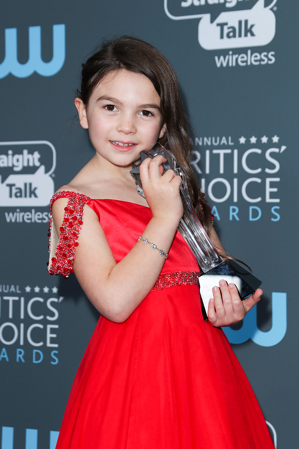 Brooklynn Prince
Critics' Choice Awards, Press Room, Los Angeles, USA - 11 Jan 2018