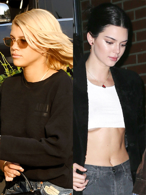 Sofia Richie Kendall Jenner