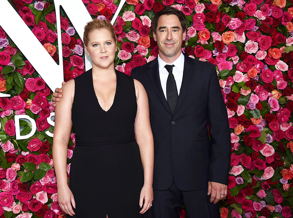 Amy Schumer, Chris Fischer. Amy Schumer, left, and Chris Fischer arrive at the 72nd annual Tony Awards at Radio City Music Hall, in New York
The 72nd Annual Tony Awards - Arrivals, New York, USA - 10 Jun 2018