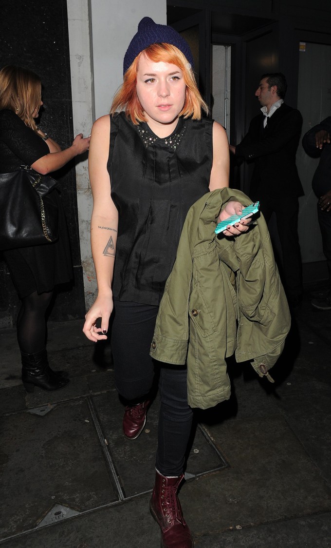 Isabella Cruise Leaves A London Club