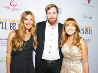 Katherine Flynn, Sean Flynn and Exec. Producer Jane Seymour seen at Los Angeles Premiere of 'Glen Campbell: I'll be Me', in Los Angeles, CA
Premiere of 'Glen Campbell: I'll be Me', Los Angeles, USA