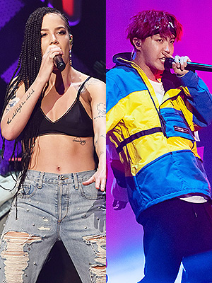 Halsey And BTS Performing
