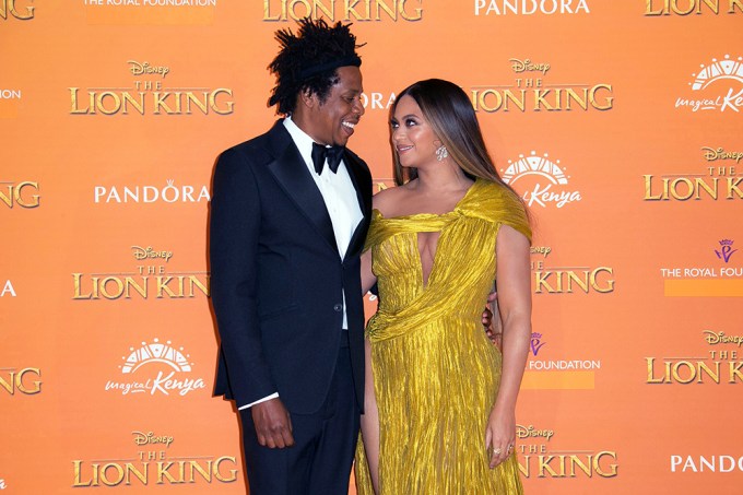 Jay-Z And Beyonce are pure power couple at the London ‘Lion King’ Premiere