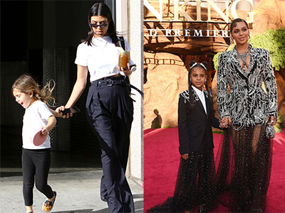 Kourtney Kardashian, Penelope Disick, Blue Ivy Carter, Beyonce